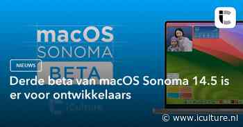 Derde beta van macOS Sonoma 14.5 is er voor ontwikkelaars