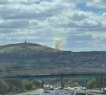Wildfire breaks out near Darwen Tower