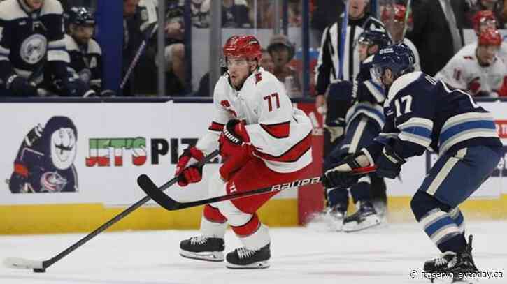 Pesce’s injury could mean a larger role for DeAngelo in the playoffs for the Hurricanes