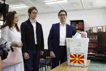 EU hopeful North Macedonia to hold May 8 presidential runoff with center-right candidate in the lead