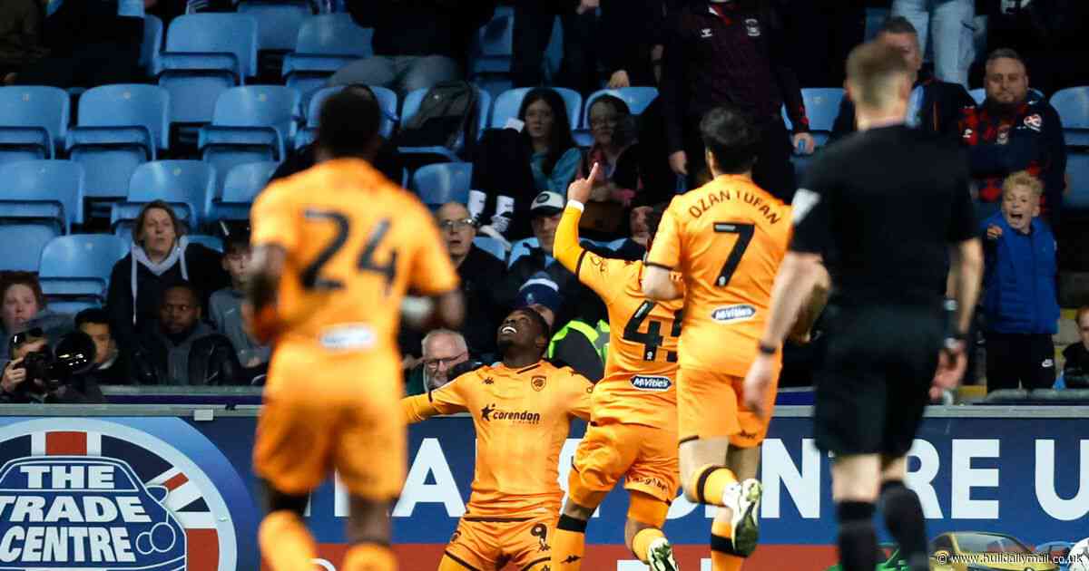 Super-sub Noah Ohio keeps Hull City's play-off dream alive after Coventry triumph