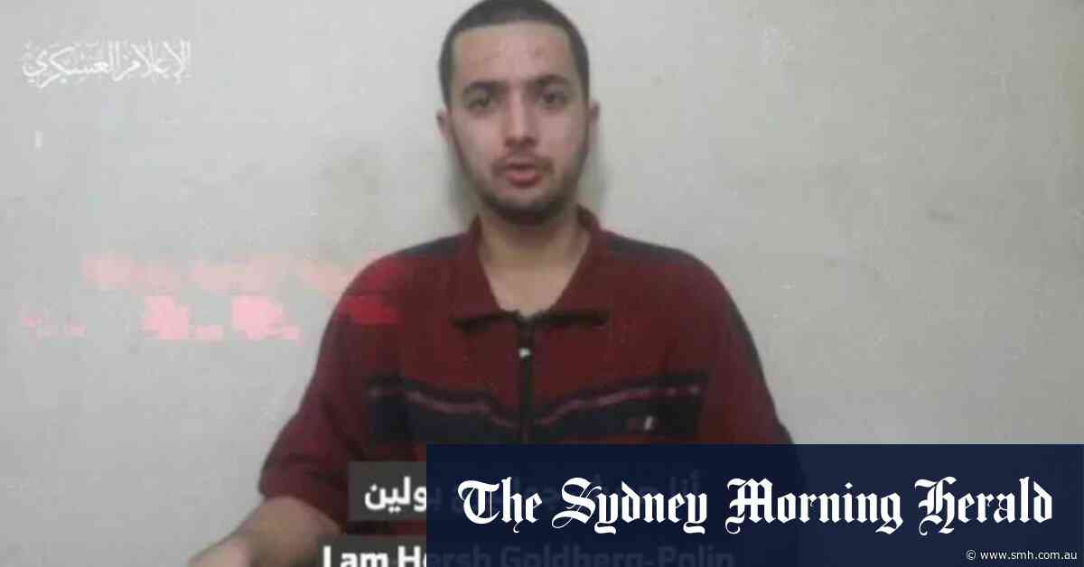 Hamas issues video showing Israeli hostage Hersh Goldberg-Polin alive