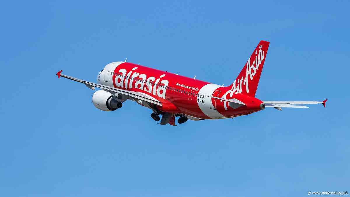 Panic breaks out on AirAsia flight from Perth to Jakarta with passengers crying and unable to breathe after power outage