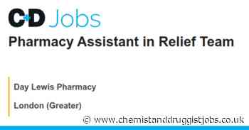 Day Lewis Pharmacy: Pharmacy Assistant in Relief Team