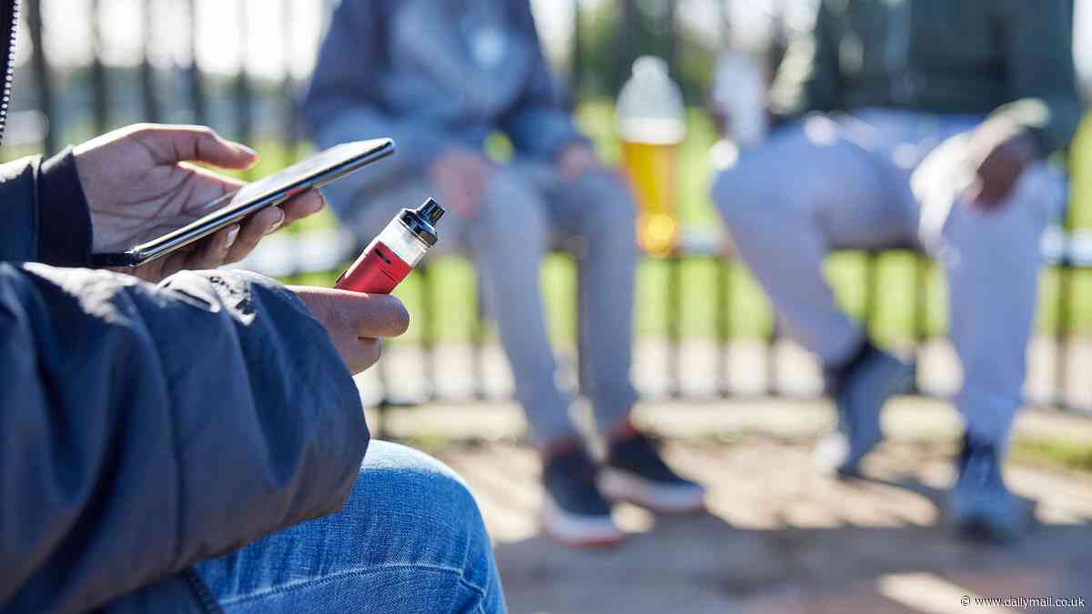 Britain's underage boozers: UK is 'top of the charts' for child alcohol use and ranks fourth for vaping, major World Health Organization report reveals
