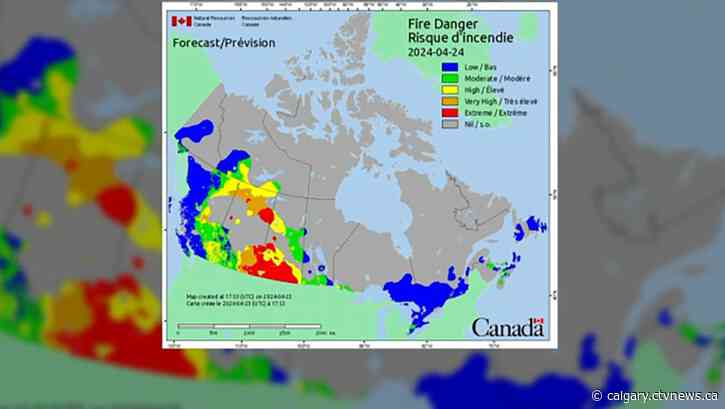 Fire risk for southern Alberta high: Natural Resources Canada