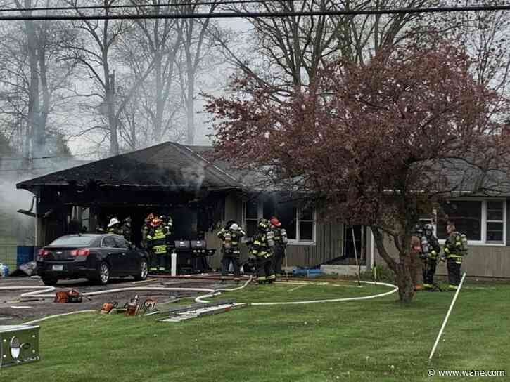 Firefighters from multiple agencies investigate house fire on Hadley Road