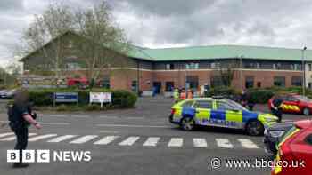 Controlled explosion at school science department
