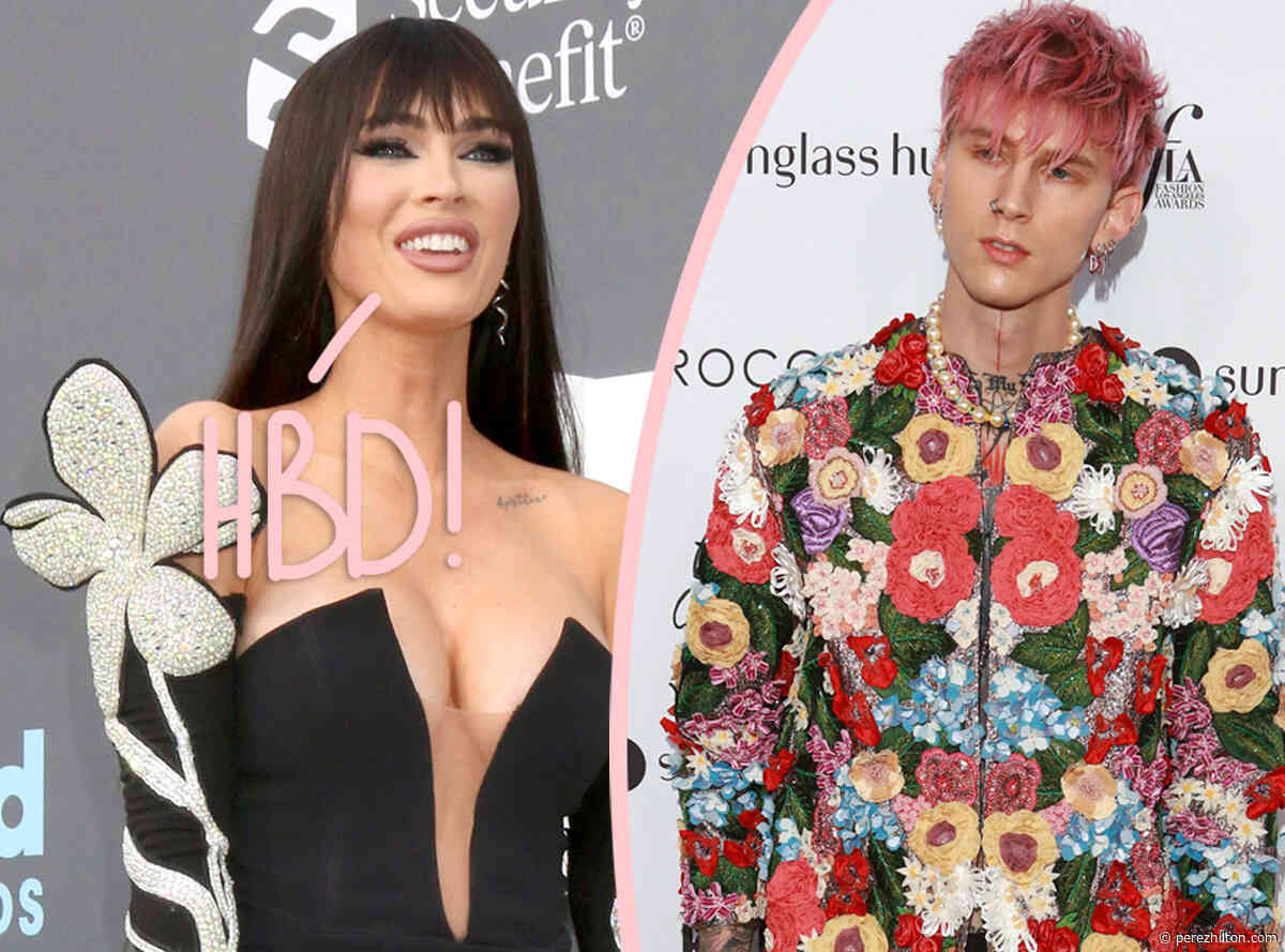 Megan Fox By Machine Gun Kelly’s Side For 34th Birthday Party Despite Relationship Problems -- See The Pics! 