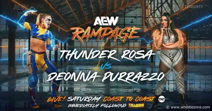 Thunder Rosa vs. Deonna Purrazzo, Parking Lot Fight Set For 4/27 AEW Rampage