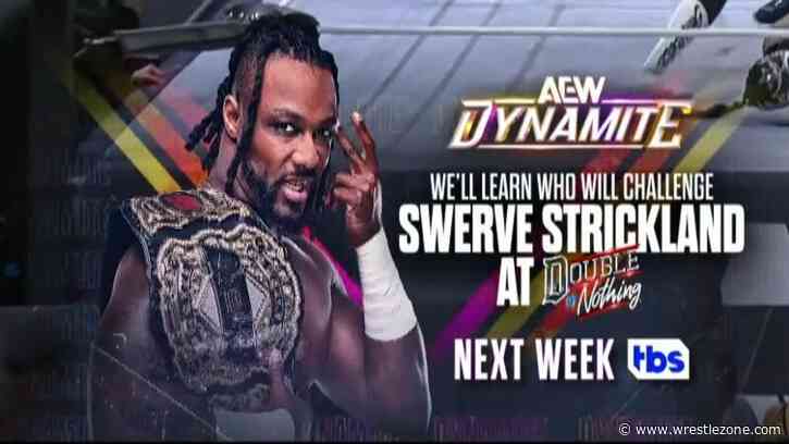 Swerve Strickland’s AEW Double Or Nothing Opponent To Be Revealed On AEW Dynamite