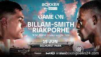 Billam-Smith vs. Riakporhe Live on Sky And Peacock on June 15 in London