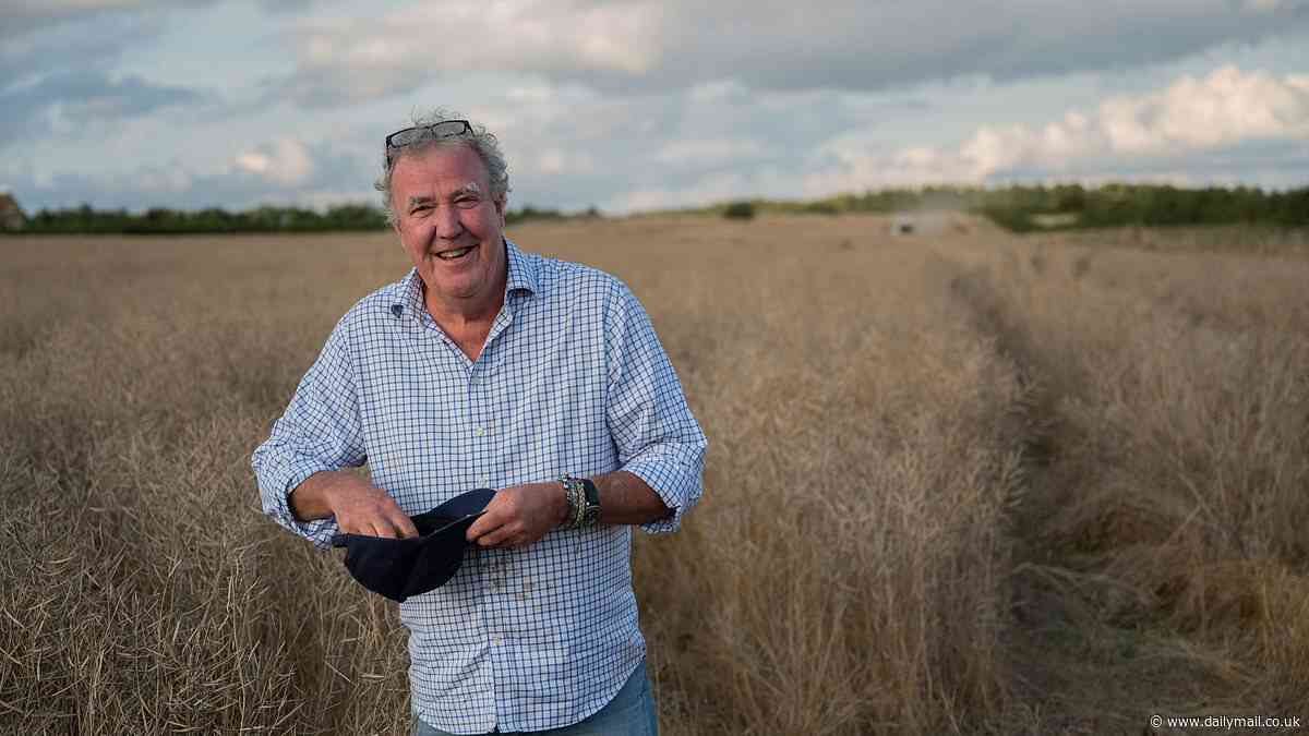 Jeremy Clarkson's Diddly Squat goes online! Ex-Top Gear presenter is selling his farm products on Amazon Prime, including his £39 'cow juice' vodka... but will YOU still visit his Cotswolds shop?