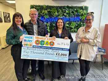 BusinessLodge wins Made In Bury Weekly £2,000 Draw