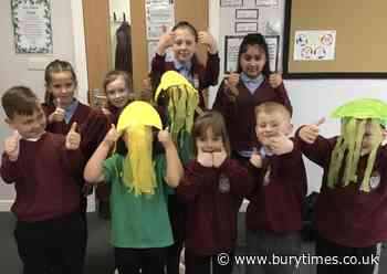 Bury school youngsters bring book to life for 'Earth Week'