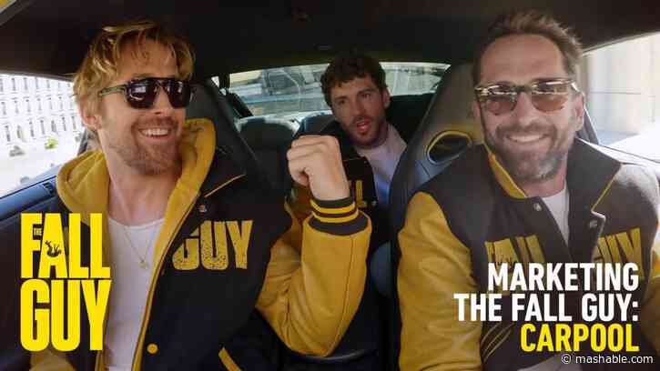Watch Ryan Gosling do carpool karaoke — with a stuntman twist