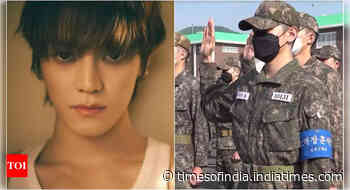 PIC: Taeyong attends new recruit ceremony
