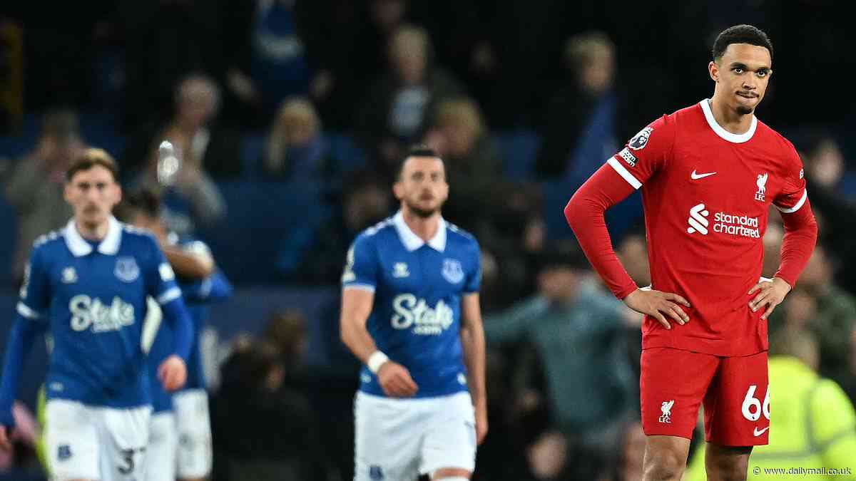 Trent Alexander-Arnold is mocked by rival fans over his jibe about Arsenal's 'mentality' after Liverpool's defeat by Everton... as stat emerges following his 'means more' dig at Man City