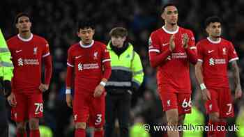 Jamie Carragher blasts two Liverpool players after 2-0 Merseyside derby defeat at Everton - as Reds icon bemoans 'giving silly fouls away and getting the crowd up'