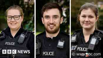 Officers ambushed by armed man awarded for bravery