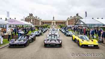 Record number of Aston Martin Valkyries gather at Salon Privé London