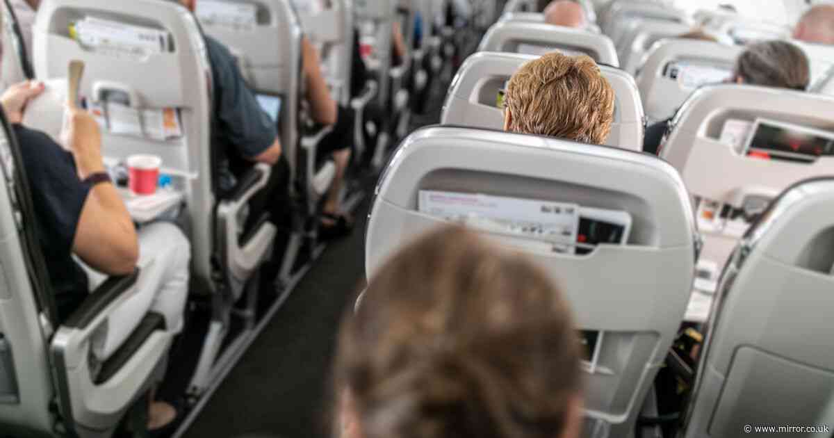 Woman shames 'entitled' passenger for 'manspreading' in middle seat on plane
