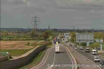 Live updates as crash closes A14 in Cambridgeshire