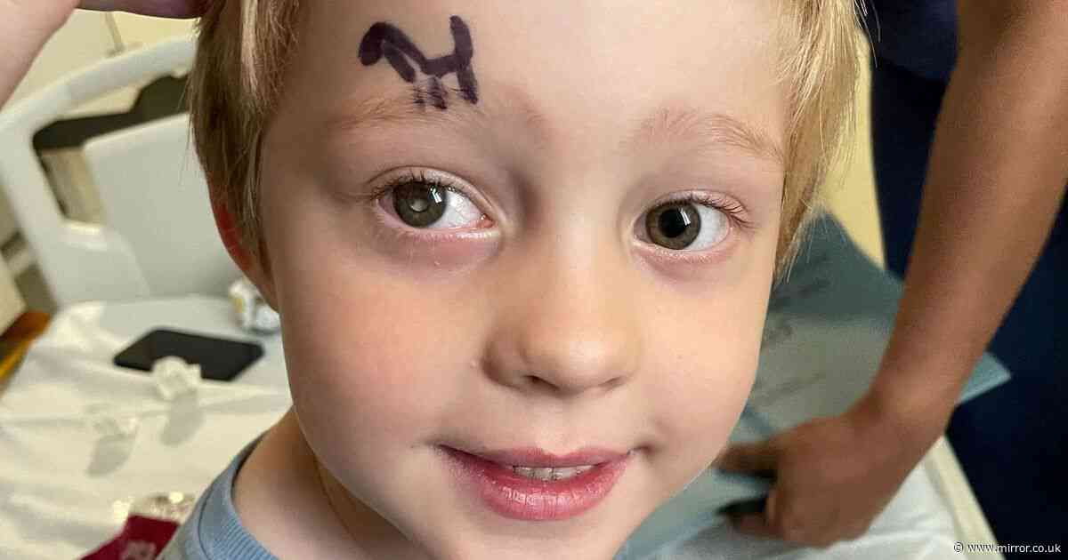 Mum detected child's cancer after spotting unusual glow while he played in the sun