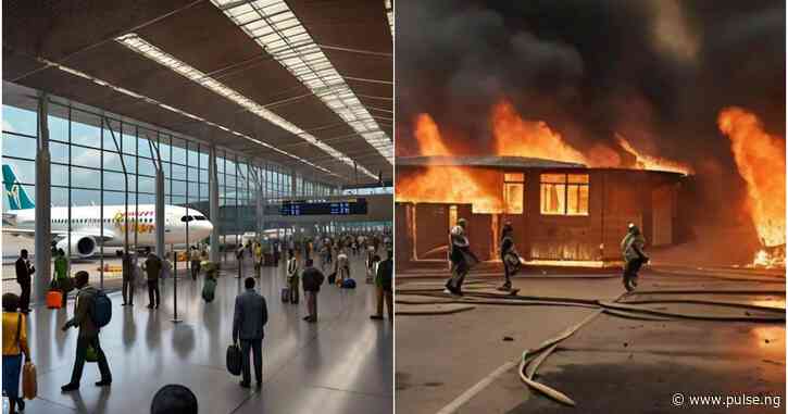 Fire outbreak at Lagos Airport as flights divert