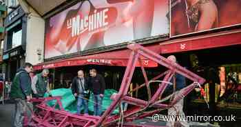 Moulin Rouge windmill collapses in mystery at famous Paris landmark