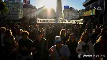 Warnschuss für Javier Milei: Hunderttausende protestieren gegen seinen Sparkurs bei öffentlichen Universitäten