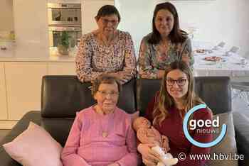 Kleine Amelie zorgt voor vijf generaties in Bocholt