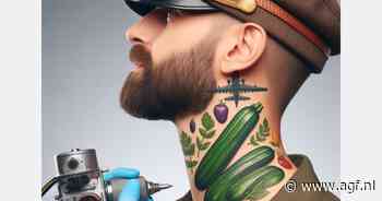 Piloot tatoeëert favoriete gewas: courgette
