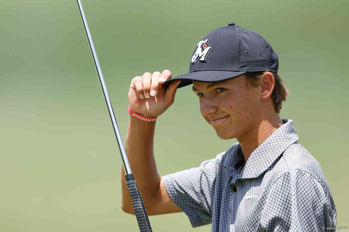Deze 15-jarige golfer levert een unieke prestatie met top 25-plek in Korn Ferry Tour-toernooi