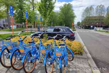 Blue-bikes verhuizen naar nieuwe locaties