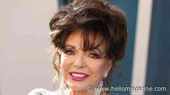 Joan Collins, 90,  wows in waist-cinching dress for unbelievable throwback modelling photo