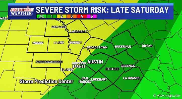 Unsettled weather pattern, severe storms possible