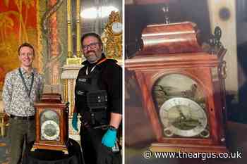 Antique clock missing from Brighton Museum returned by Sussex Police