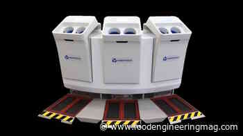 Low-Moisture Automated Footwear Sanitizing Pan for Dry Environments