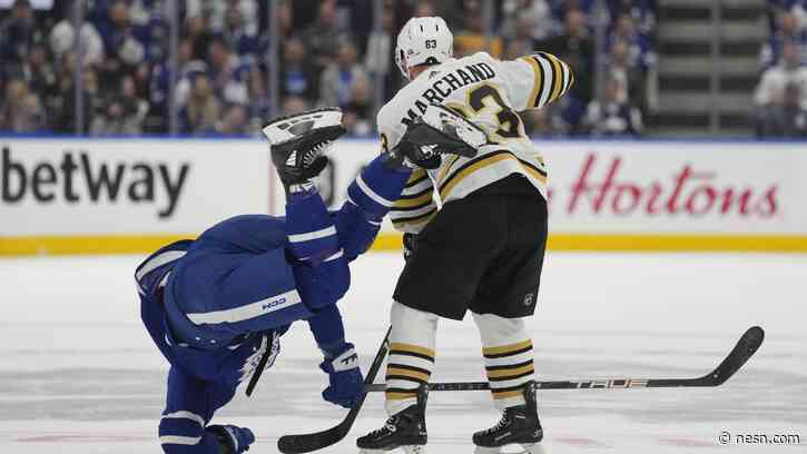 Maple Leafs Coach Takes Shot At Bruins’ Brad Marchand After Game 3