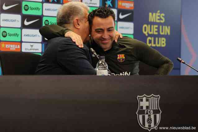 Barça-coach Xavi legt uit waarom hij kar dan toch keerde: “Project mag nu nog niet eindigen”