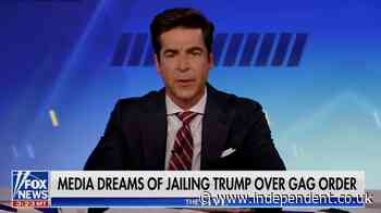 Fox News host Jesse Watters compares Trump to King Kong: ‘He’s going to bust out of his cage’