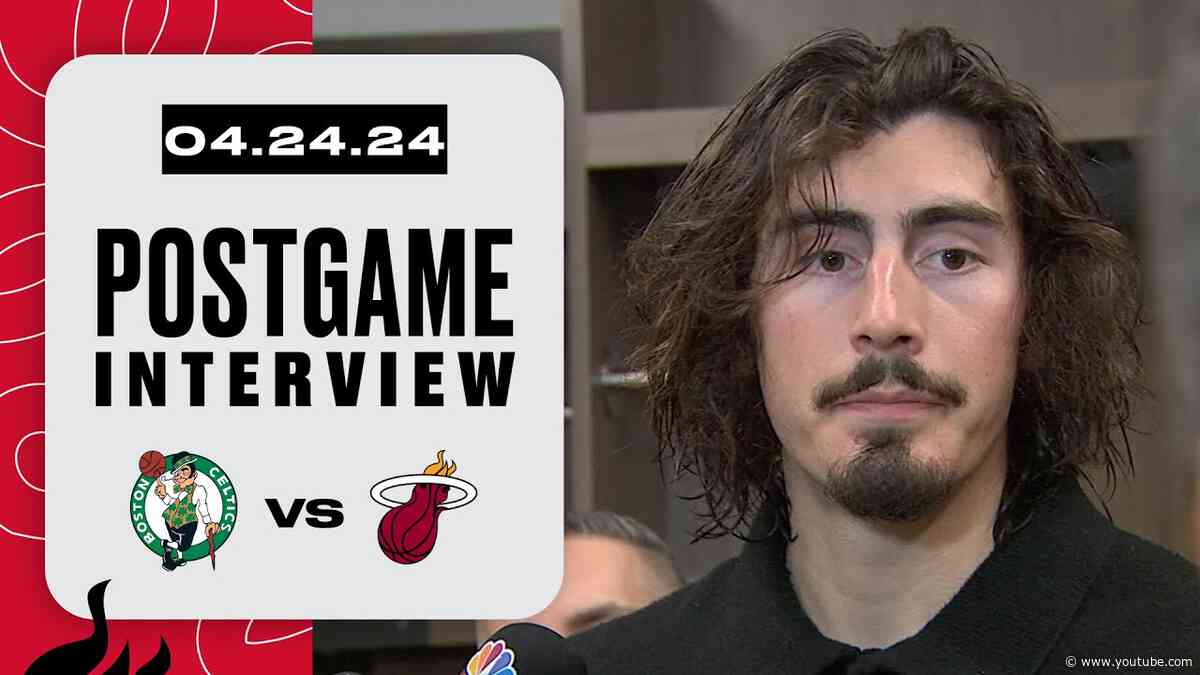 H. Highsmith, J. Jaquez Jr. Postgame Interview | Boston Celtics vs. Miami HEAT | April 24, 2024