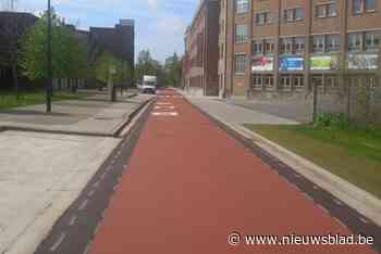 School met 2.500 leerlingen heeft rode fietsstraat voor de deur: “Niet meer dan normaal in zo’n omgeving”