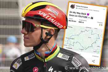 “On my way back”: Remco Evenepoel fietst voor het eerst sinds zware val opnieuw buiten
