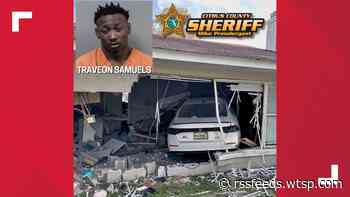 Sheriff: Man crashes car into Citrus County home while running from deputies