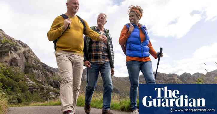 Grey wave of walkers spearhead record activity levels among England’s over-55s