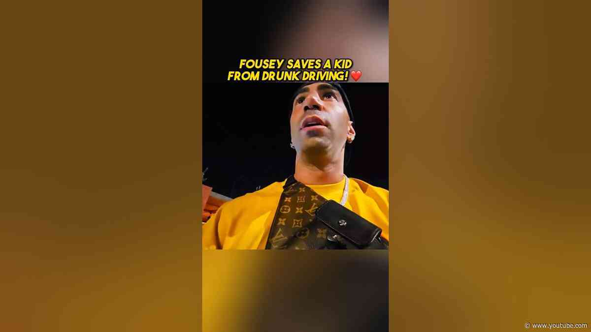 Fousey Saves A Kid From DRUNK Driving!