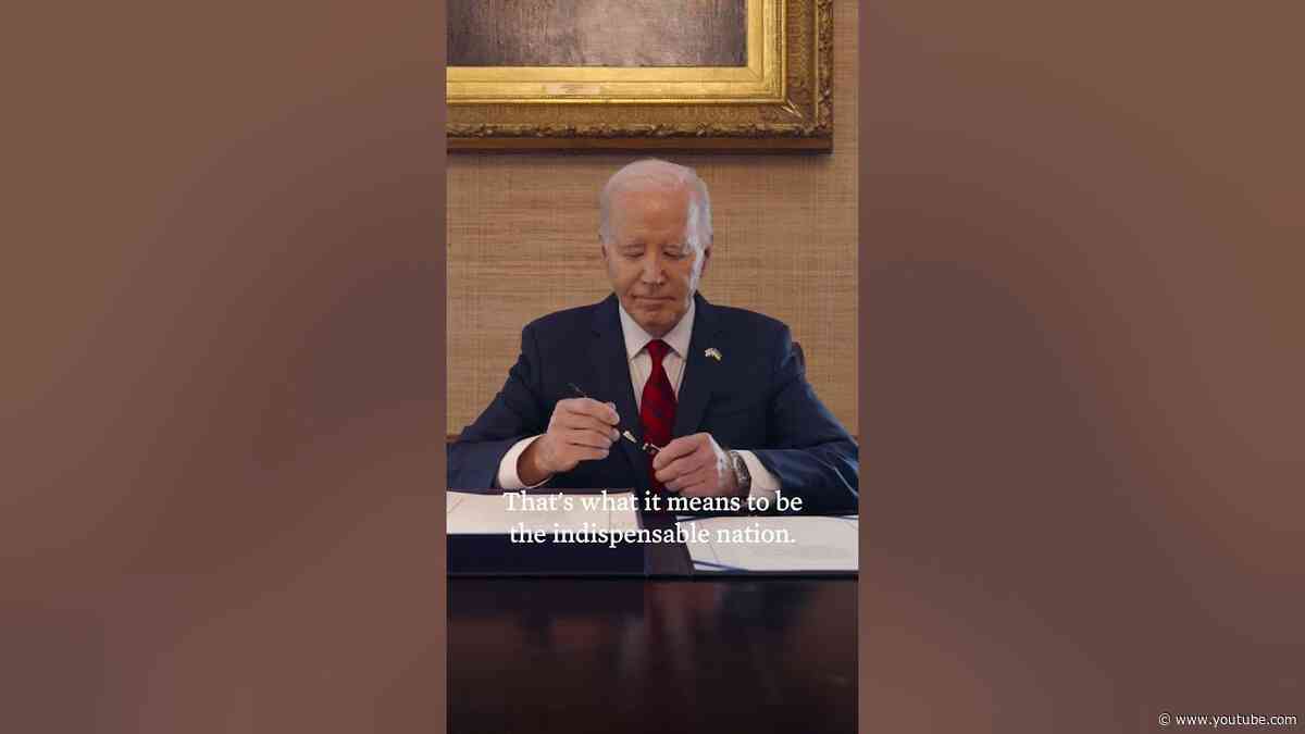 President Biden Signs the National Security Package