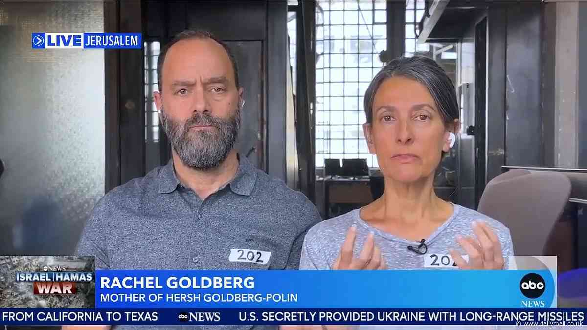 Hamas hostage Hersh Goldberg-Polin's parents share their emotional reaction to proof-of-life video